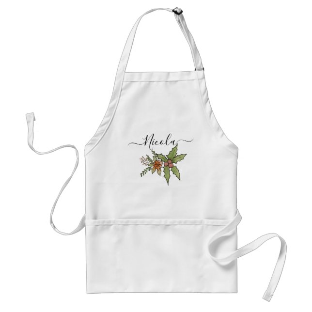Tablier Monogram Baking Apron - Custom Chef with Pockets (Devant)