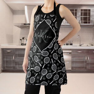 Tablier Monogram Racket avec nom personnalisé