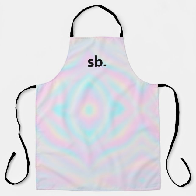 Tablier Monogram Rainbow Pastel Hologram Tie Dye (Recto)