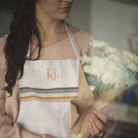 Monogramme Bandes Rétro Chic 