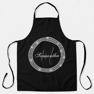 Tablier Monogramme de diamants