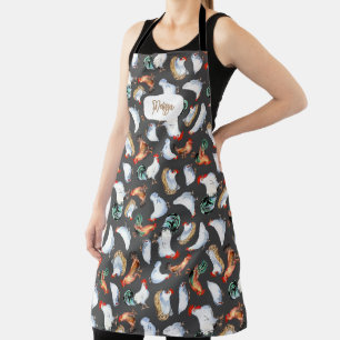 Tablier Monogramme de la ferme de la famille du poulet