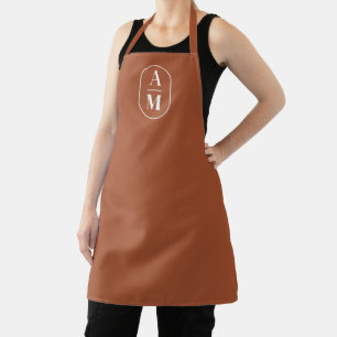 Tablier Monogramme de pilule minimaliste moderne - Terra C