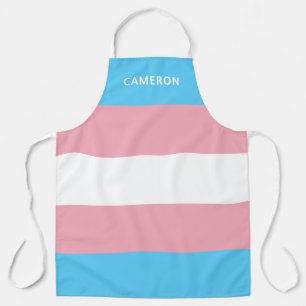 Tablier Monogramme Drapeau Transgenre