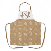 Tablier Monogramme Personnalisable Autumnal - Came