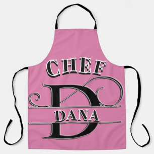 Tablier Monogramme personnalisé (D)