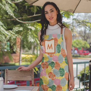 Tablier Monogramme ukrainien Pysanky décoré OEufs de Pâque