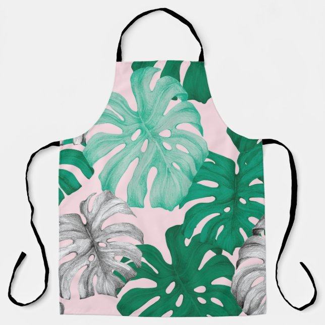 Tablier Monstère Tropicale Minimale Duo Tone (Recto)