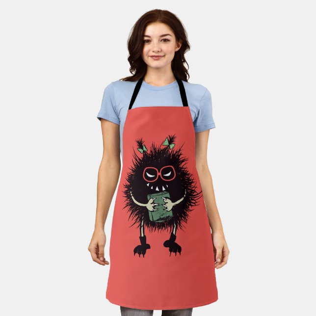 Tablier Monstre Lover du livre Goth (Porté)