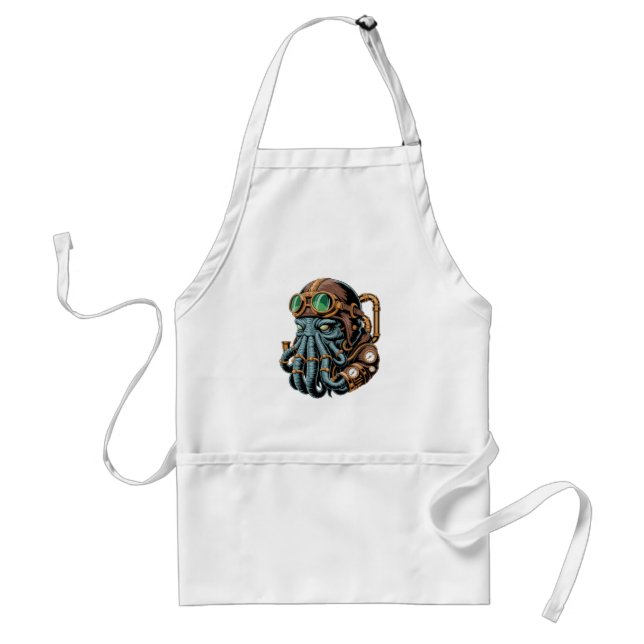 Tablier monstre Steampunk Cthulhu (Devant)
