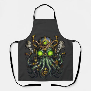 Tablier monstre Steampunk Cthulhu