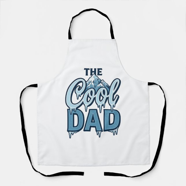 Tablier Montagne Cool Dad Graphisme Vintage_1 (Recto)