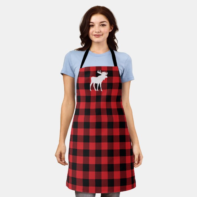 Tablier Montagne Moose Plaid Check (Porté)