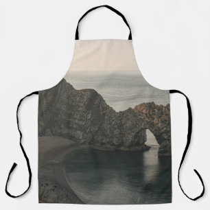 Tablier MONTAGNE ROCHEUSE Brown AU BORD DU CORPS D'EAU DUR