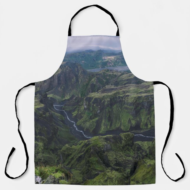 TABLIER MONTAGNE VERTE (Recto)