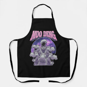 TABLIER MOO-DENG LE BÉBÉ HIPPO NAIN CÉLÈBRE MOODENG