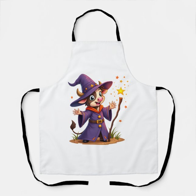 Tablier Moo-Gicien le sorcier de vache (Recto)