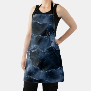 Tablier Moody Agate   Marine Denim Steel Blue Faux Parties