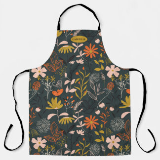 Tablier Moody Florals Personnalisé