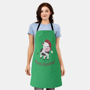 Tablier Mooey Christmas Père Noël Cow