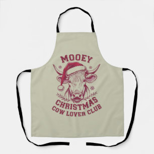 Tablier Mooey Noël Western Cow Lover Club Saison de Noël