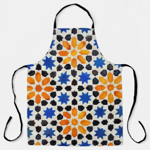 Tablier mosaïque arabe de carreaux de style marocain, déco