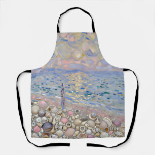 Tablier Mosaïque de coquillages Plage Horizon Glow