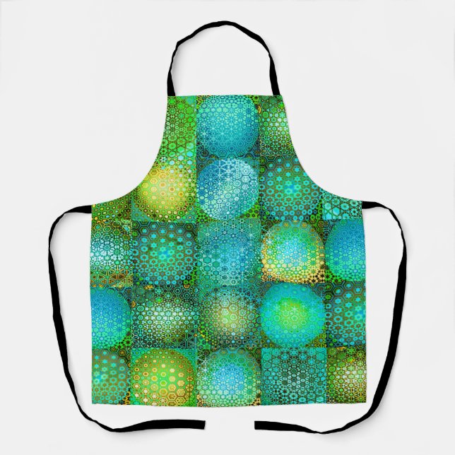 Tablier Mosaïque de formes circulaires (Recto)