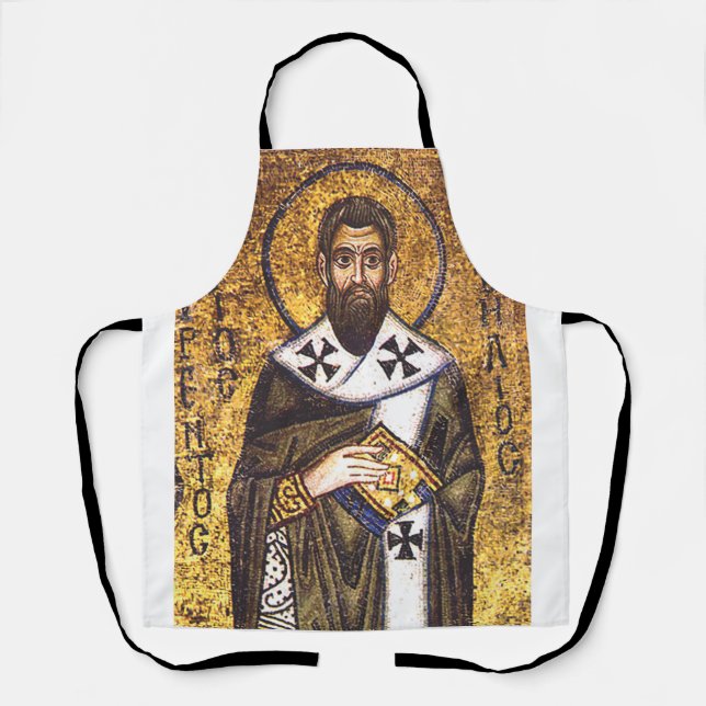 Tablier Mosaïque de saint Basile le Grand (Recto)
