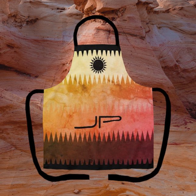 Tablier Mosaïque de style Dégradé Sud-Ouest Sun Apron (Créateur téléchargé)