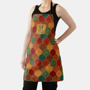 Tablier Mosaique géométrique marocaine sans couture modèle