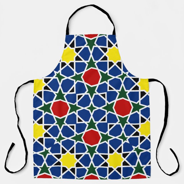 Tablier Mosaïque marocaine Mosaïque géométrique Motif (Recto)