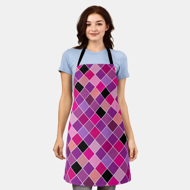 Tablier Mosaïque sur verre 10 (Porté)