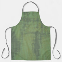 Moss Green Abstrait Unisex Apron par Detailsavvy