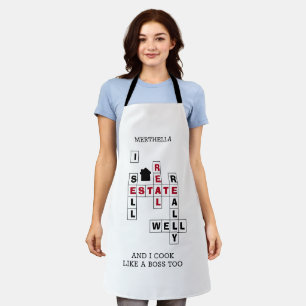 Tablier Mot de passe élégant Je VENDS IMMOBILIER