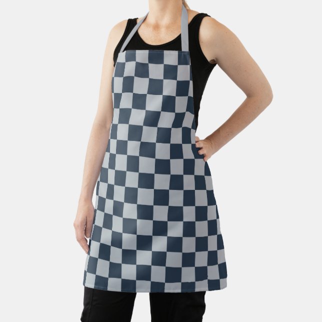 Tablier Motif à carreaux de glace noire (Insitu)