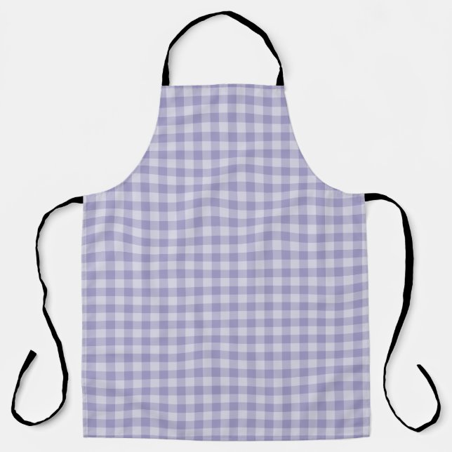 Tablier Motif à carreaux violets (Recto)