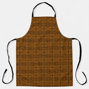 Tablier Motif à lignes symétriques d'art de nouille au fro