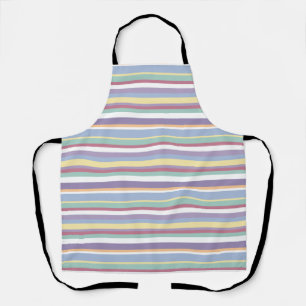 Tablier Motif à rayures pastel