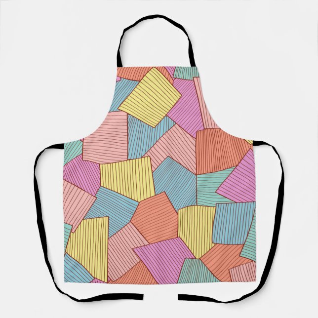Tablier motif Abstrait (Recto)