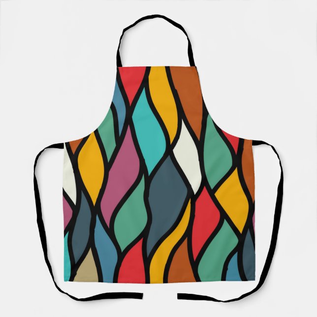 Tablier Motif abstrait (Recto)