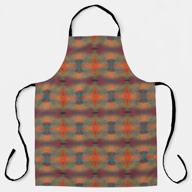 Tablier Motif abstrait d'art du Sud-Ouest (Recto)