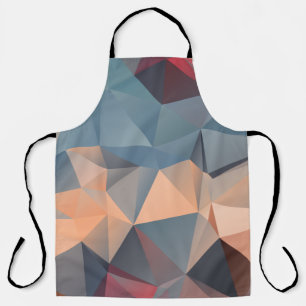 Tablier Motif Abstrait en mosaïque polygonale sans soudure