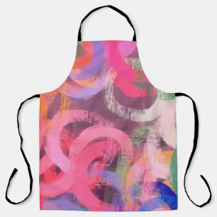 Tablier Motif abstrait fait main. Art moderne