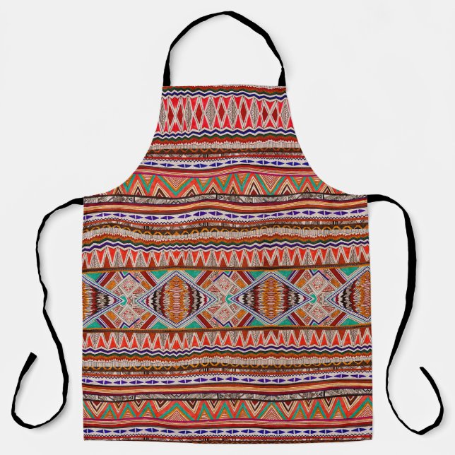 Tablier Motif abstrait incolore (Recto)