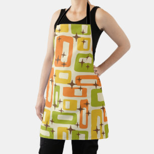 Tablier Motif Abstrait moderne rétro du milieu du siècle