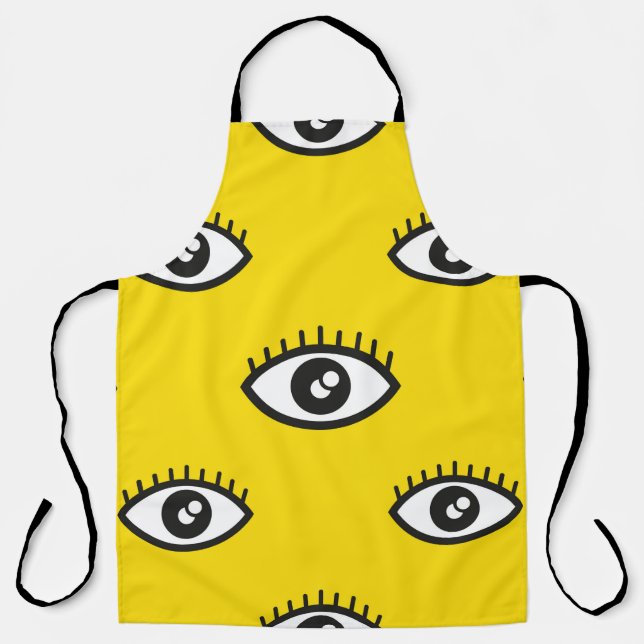 Tablier Motif Abstrait pour oeil transparent. Souris ocula (Recto)
