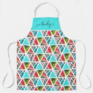 Tablier Motif Abstrait tropical coloré