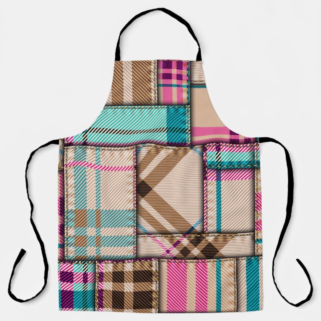Tablier Motif arrière - plan sans couture. Motif de mise e (Recto)