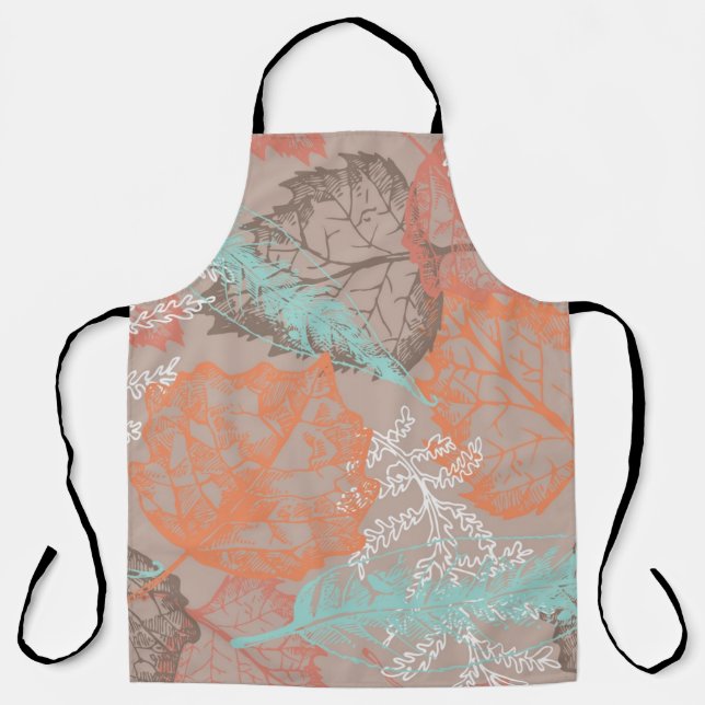 Tablier Motif automne (Recto)
